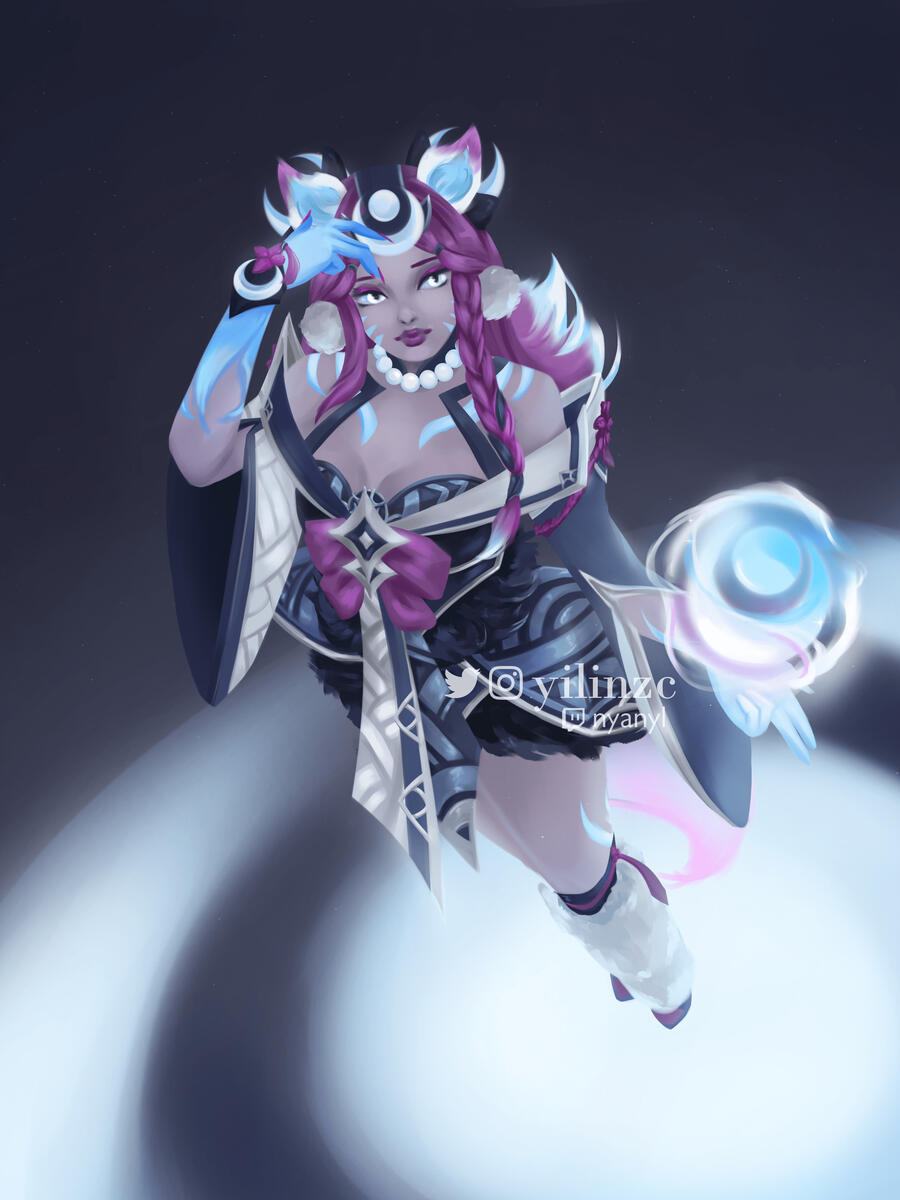 Snow Moon Ahri Snow Moon Ahri