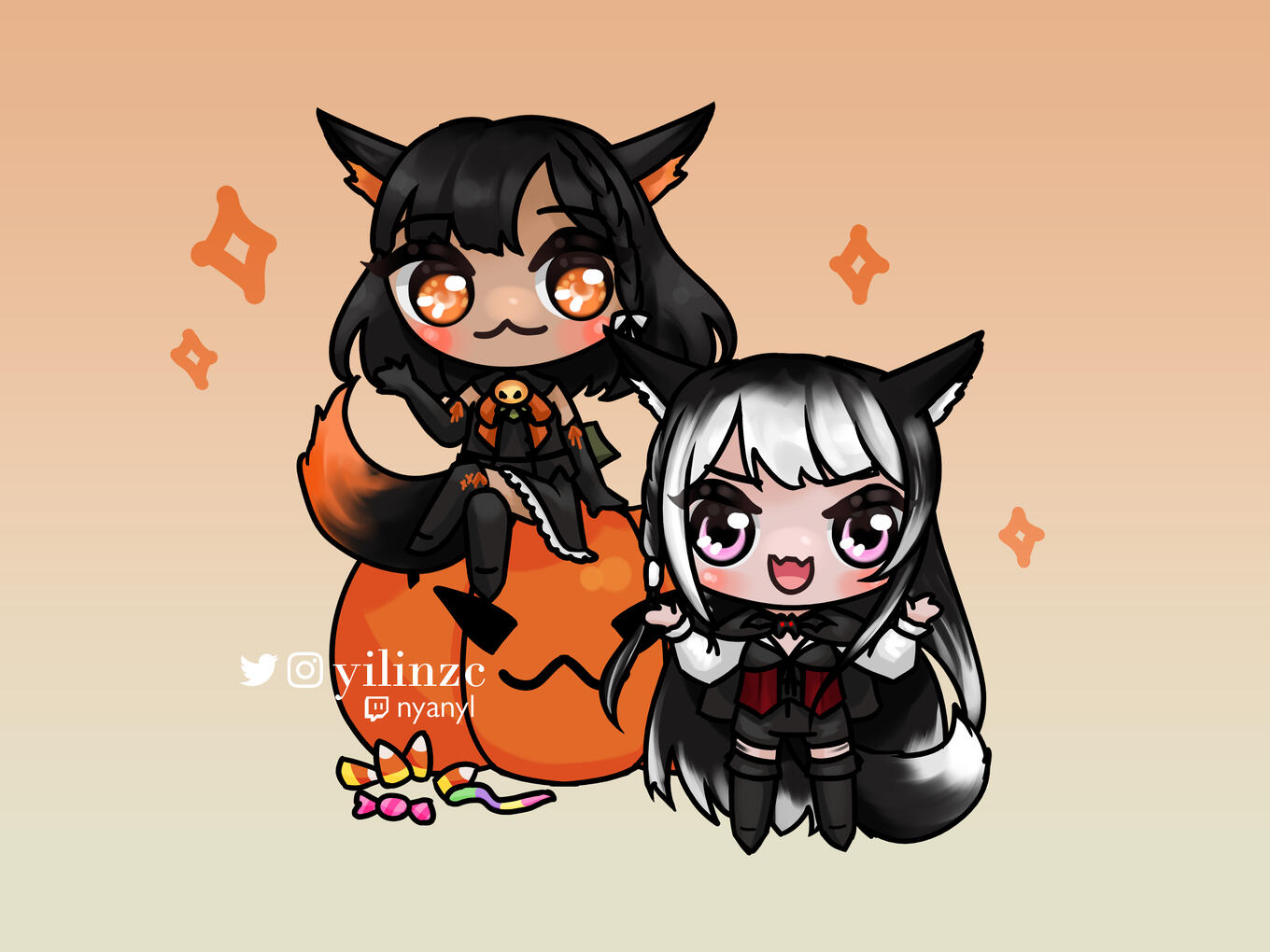 Halloween Miqo'tes Halloween Miqo'tes